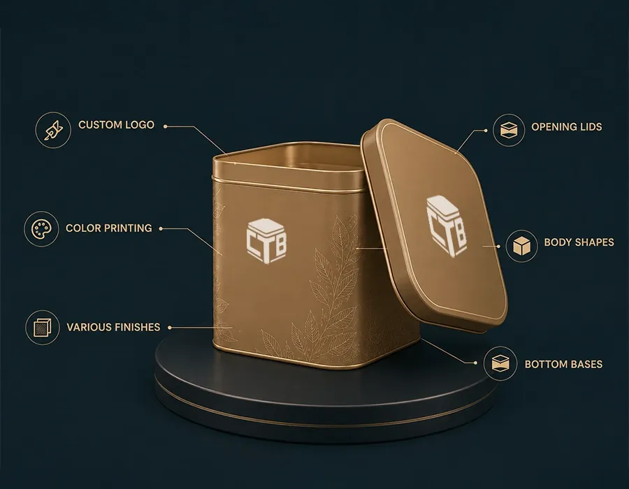 Custom tin boxes solutions